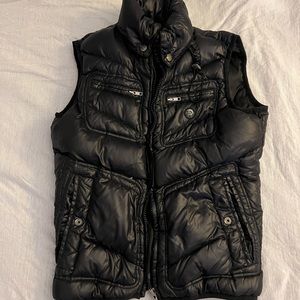 Diesel Mens Warbo Winter Puffer Down Jacket Vest  Coat S